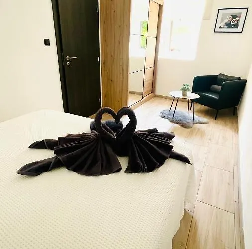 Modern With Fireplace & Stylish Kitchen Appartement